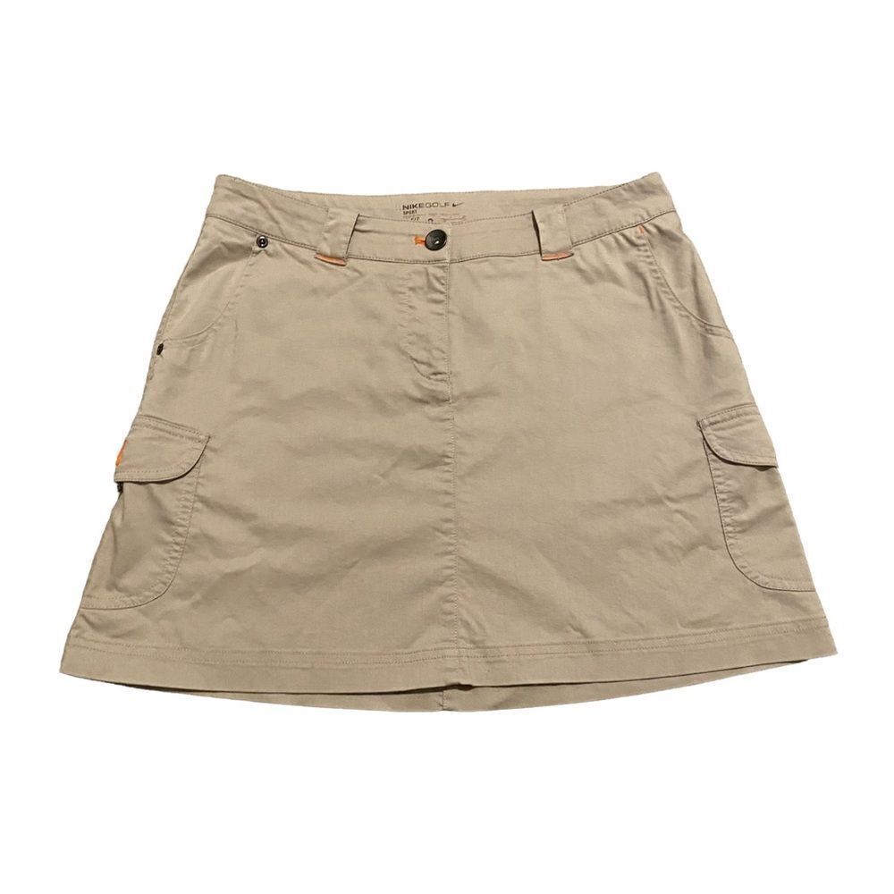Nike Golf Sport Dri Fit Cargo Utility Activewear Casual Relaxed Mini Skirt